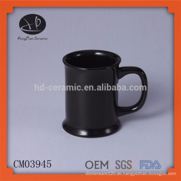 Schwarze keramische kaffeehaferl starbucks mug enamel mug, keramischer Becher, Mini-Bier-Becherform